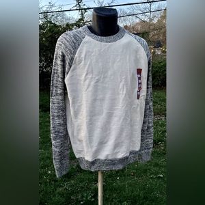 Mossimo men’s sweater Beige/ Gray  size L